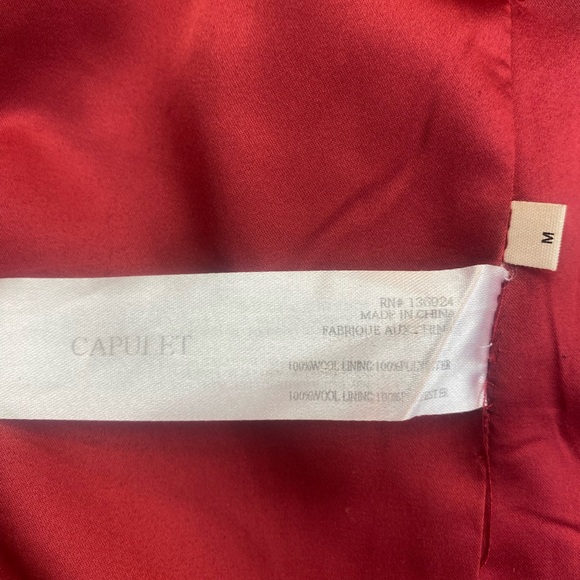 Spring 100% Wool Plaid blazer CAPULET brand - Picture 5 of 6